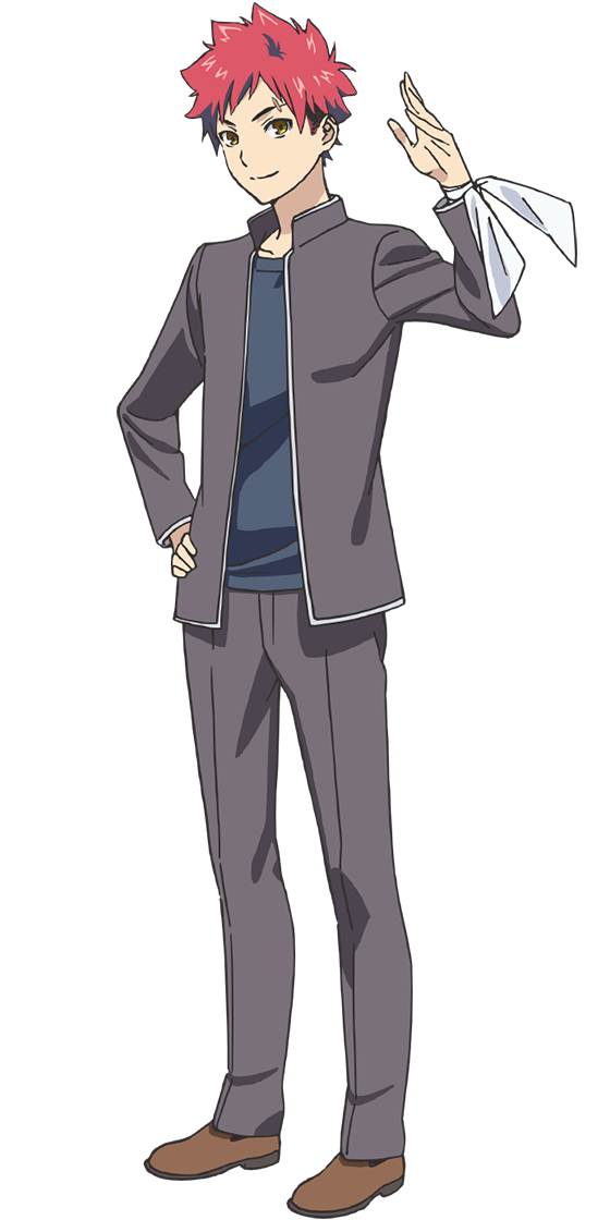 Yukihira Soma (Food Wars) - 2 versions [peeker/mini full-body